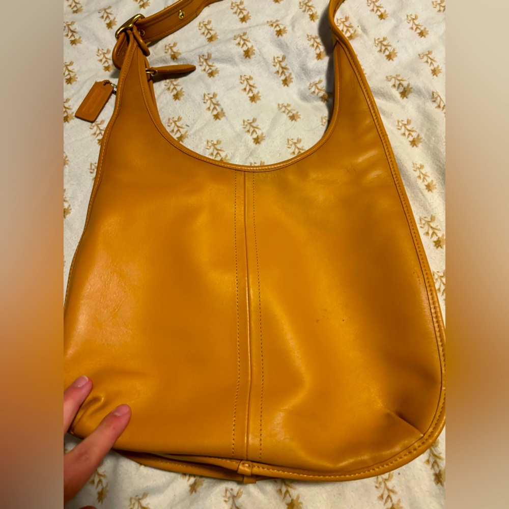 Coach leather handbag